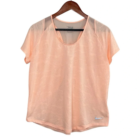 NIKE dri-fit jacquard woman’s running top - Picture 1 of 6